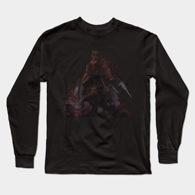 It's time to chew ass Long Sleeve T-Shirt by Tekthulhu